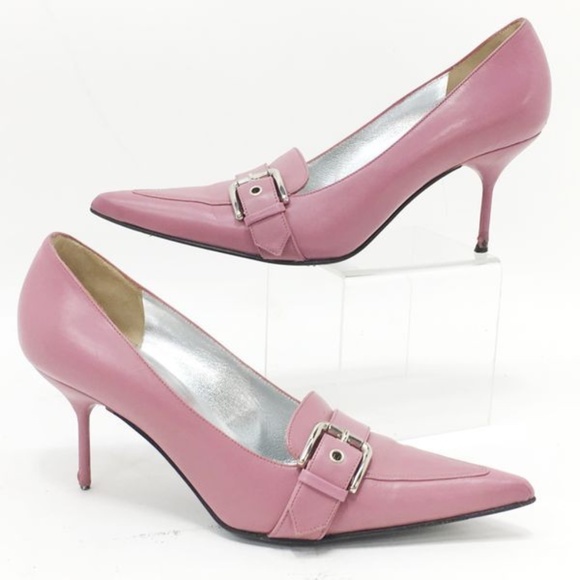 Dolce & Gabbana Pointed Toe Pink Pumps Authentic - Picture 1 of 8